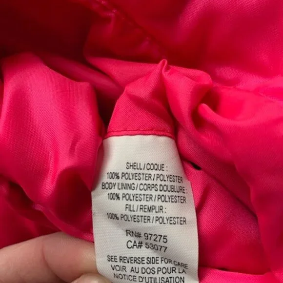 FOX Riders Company Reversible Puffer Vest Pink Plaid Women’s Medium - Picture 7 of 10